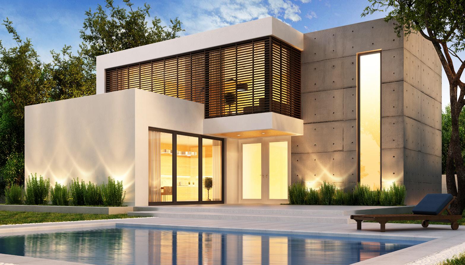 JAK GRAD Modern Villa - Contemporary Architecture with Pool and Natural Materials