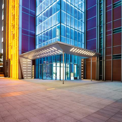 JAK GRAD Modern Industrial Building - Contemporary Architecture with Colorful Facade Panels